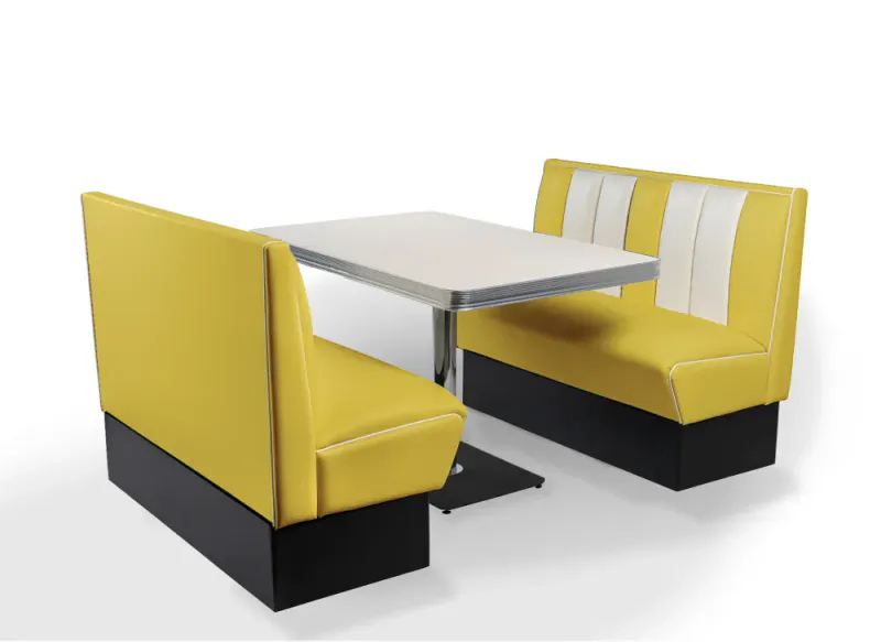 Dinerbooth sett komplett med bord 120 cm 