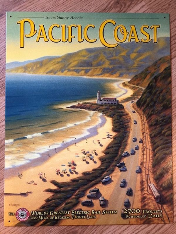 Metallskilt Pacific