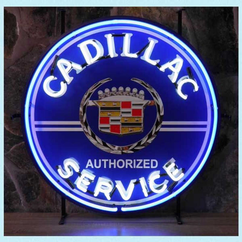 Cadillac neonskilt