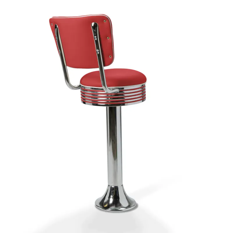 Casey Barkrakk med rygg CB 77 cm Chrome