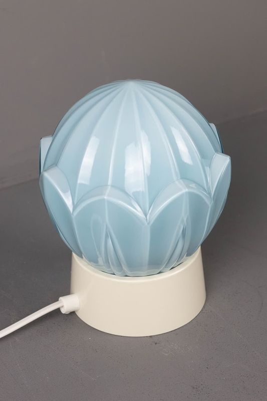 Thabur bordlampe Tulp blå