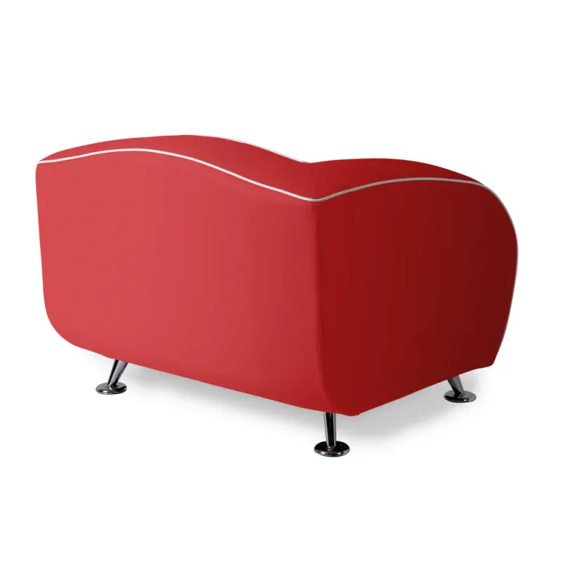 Delucas Sofa 1-seter med hvit stripe
