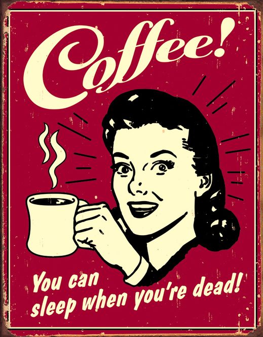 Hovedbilde Metallskilt Kaffe!