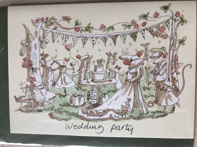 Hovedbilde Kort med konvolutt Wedding ...