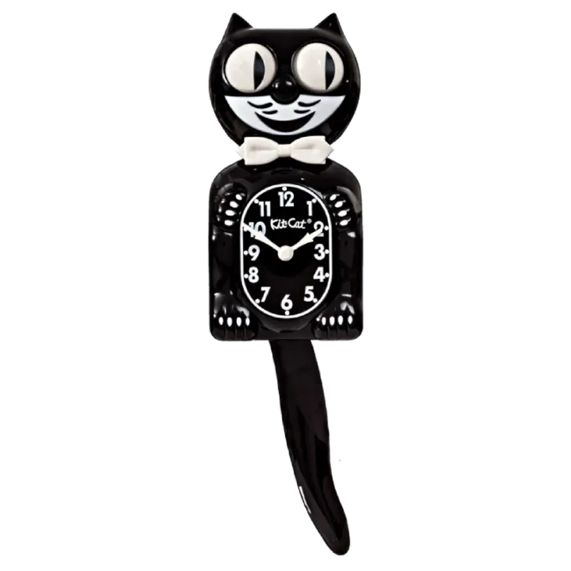 Kit-Cat klokke Classic Black