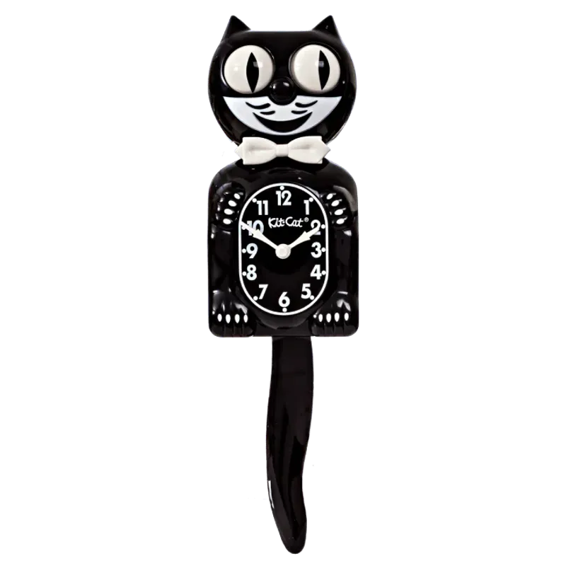 Kit-Cat klokke Classic Black