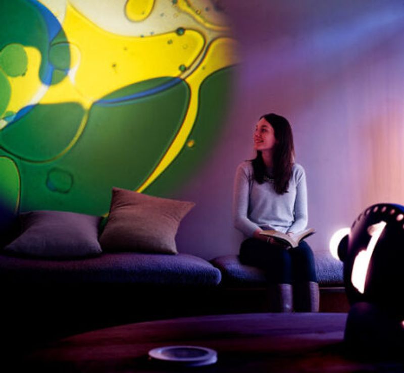 Lavalampe Projector: Hvit