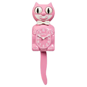 Hovedbilde Kit-Cat klokke Pink Satin