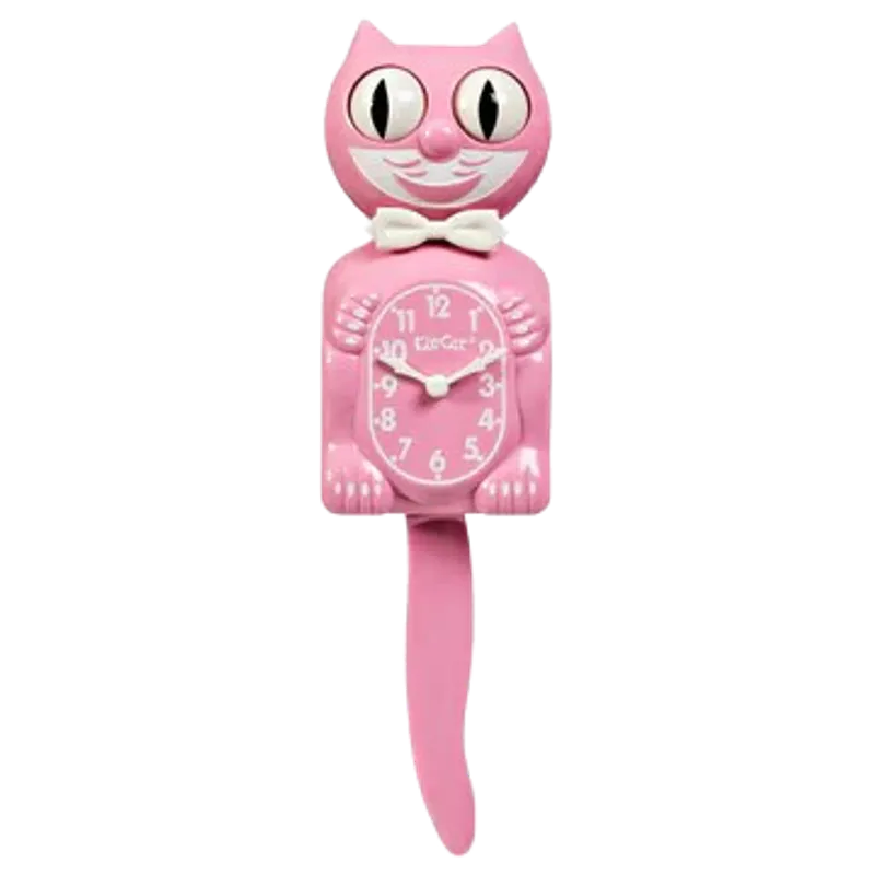 Kit-Cat klokke Pensjonert Pink Satin