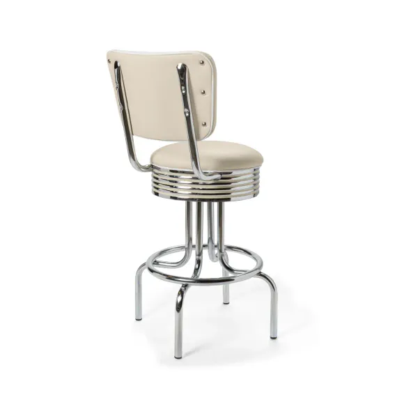 Airline Barkrakk med rygg CB 66 cm Chrome