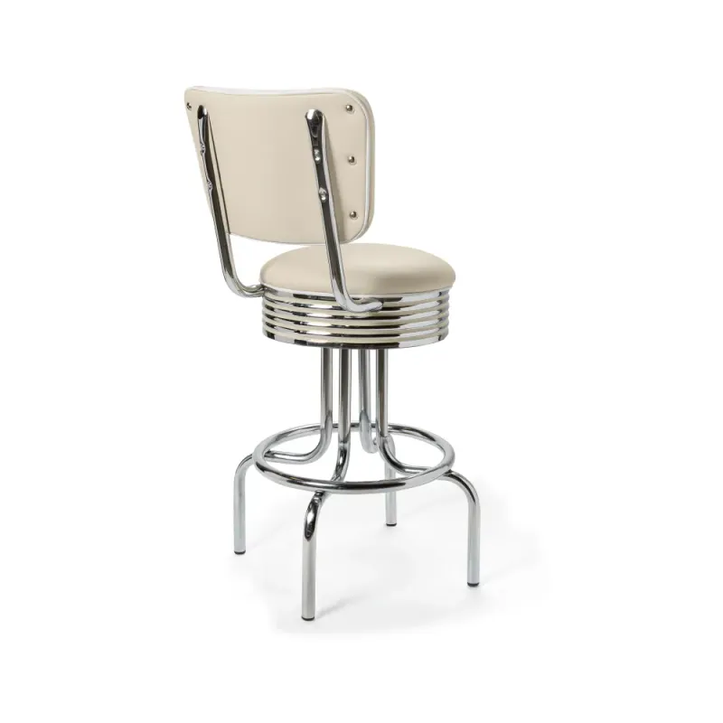 Airline Barkrakk med rygg CB 66 cm Chrome