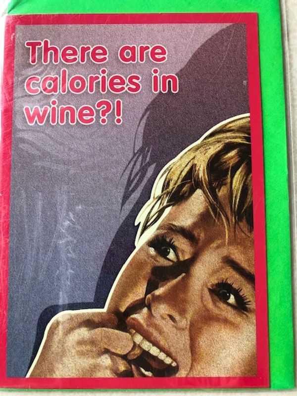 Kort med konvolutt Calories