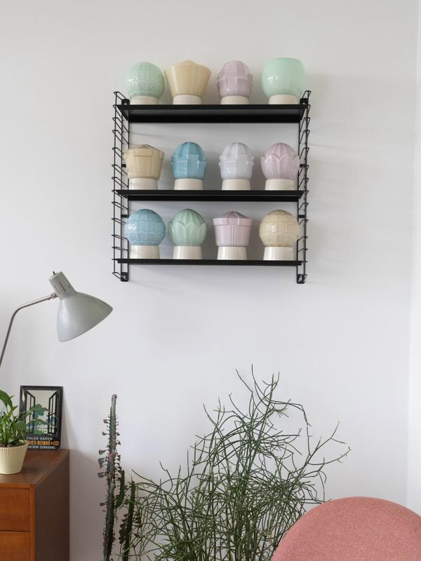 Thabur bordlampe Dragon hvit