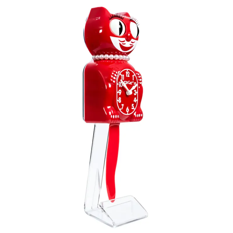 Kit-Cat klokke Limited Edition Classic Red Lady