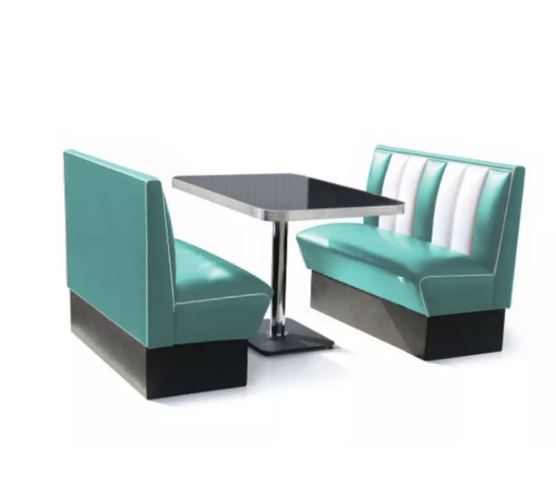 Dinerbooth sett komplett med bord 120 cm 