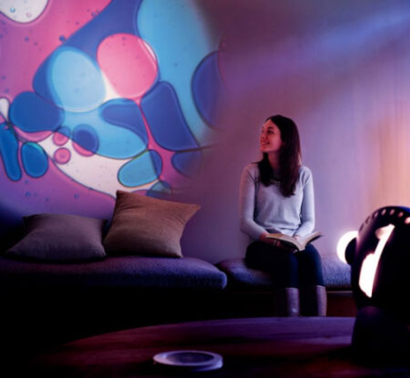 Lavalampe Projector: Sort
