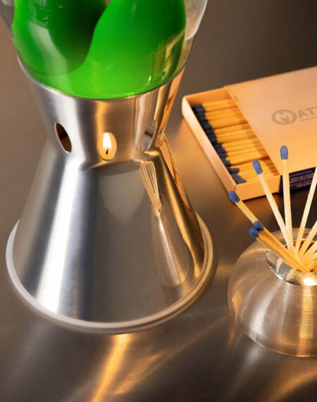 Astro Flame Lavalampe: Sølv