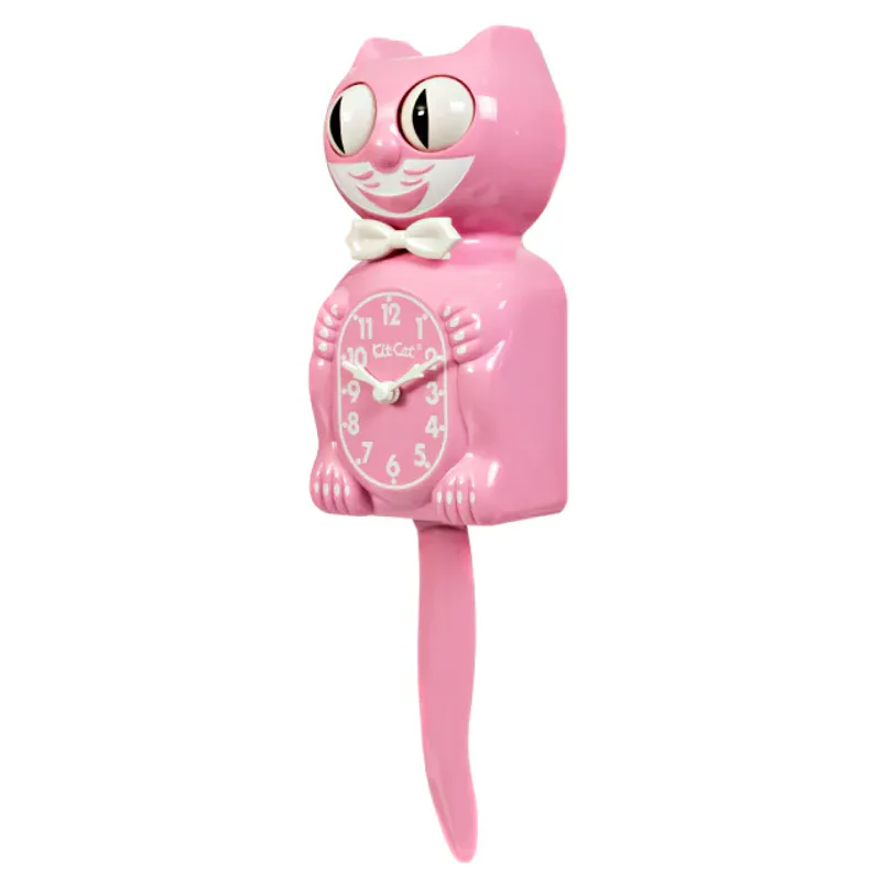 Kit-Cat klokke Pensjonert Pink Satin