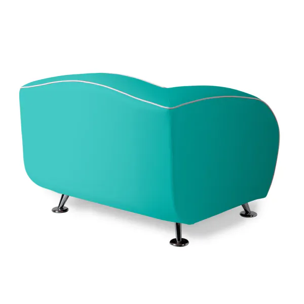 Delucas Sofa 1-seter med hvit stripe